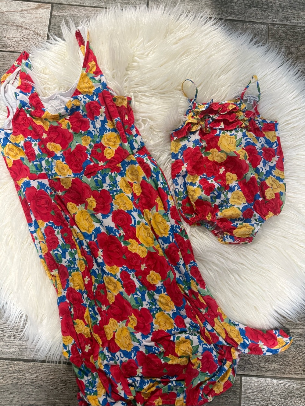 POSH PEANUT Mommy & me matching floral outfits